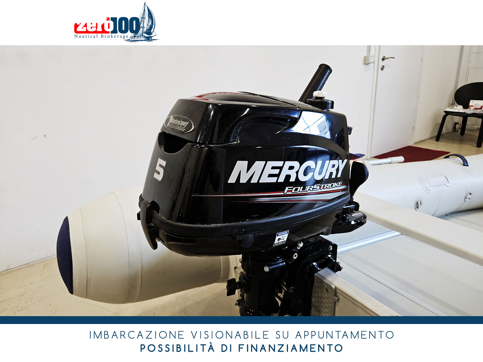 SET Gommone Mercury 320 Sport + MERCURY F 5 M - immagine 4