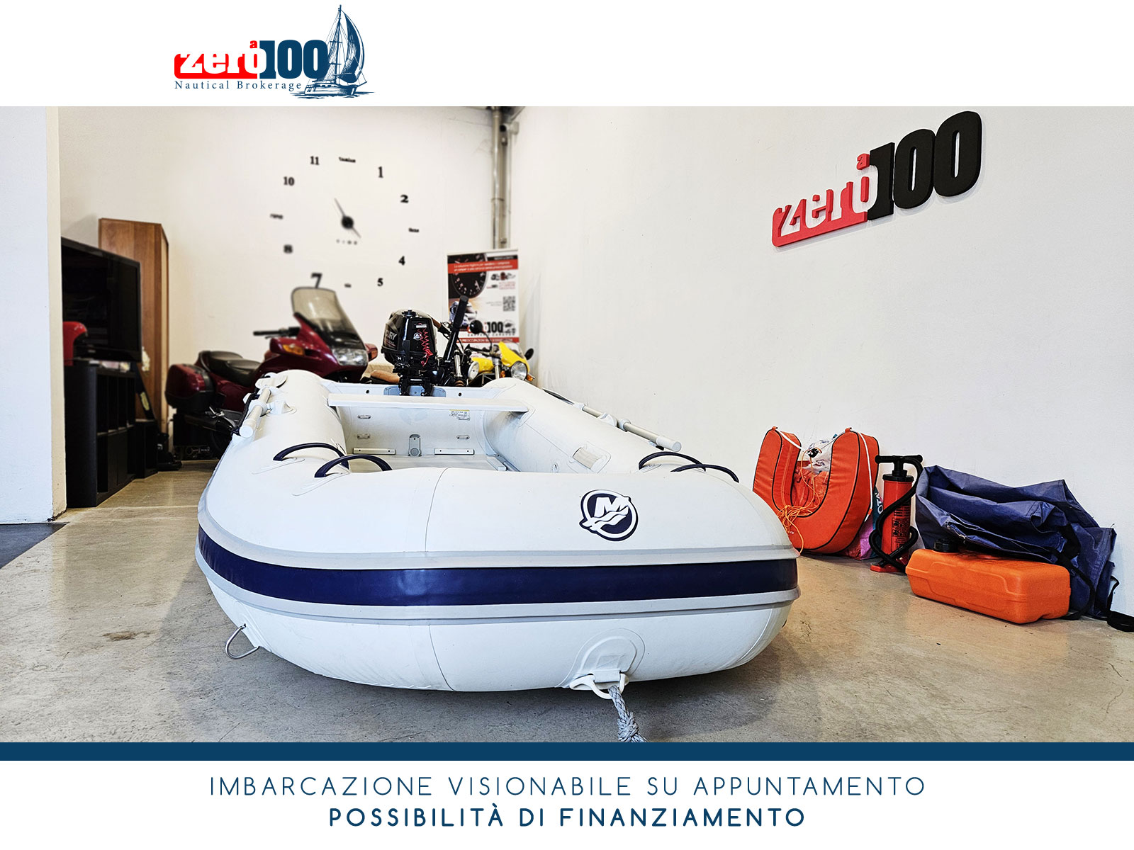SET Gommone Mercury 320 Sport + MERCURY F 5 M - immagine 10