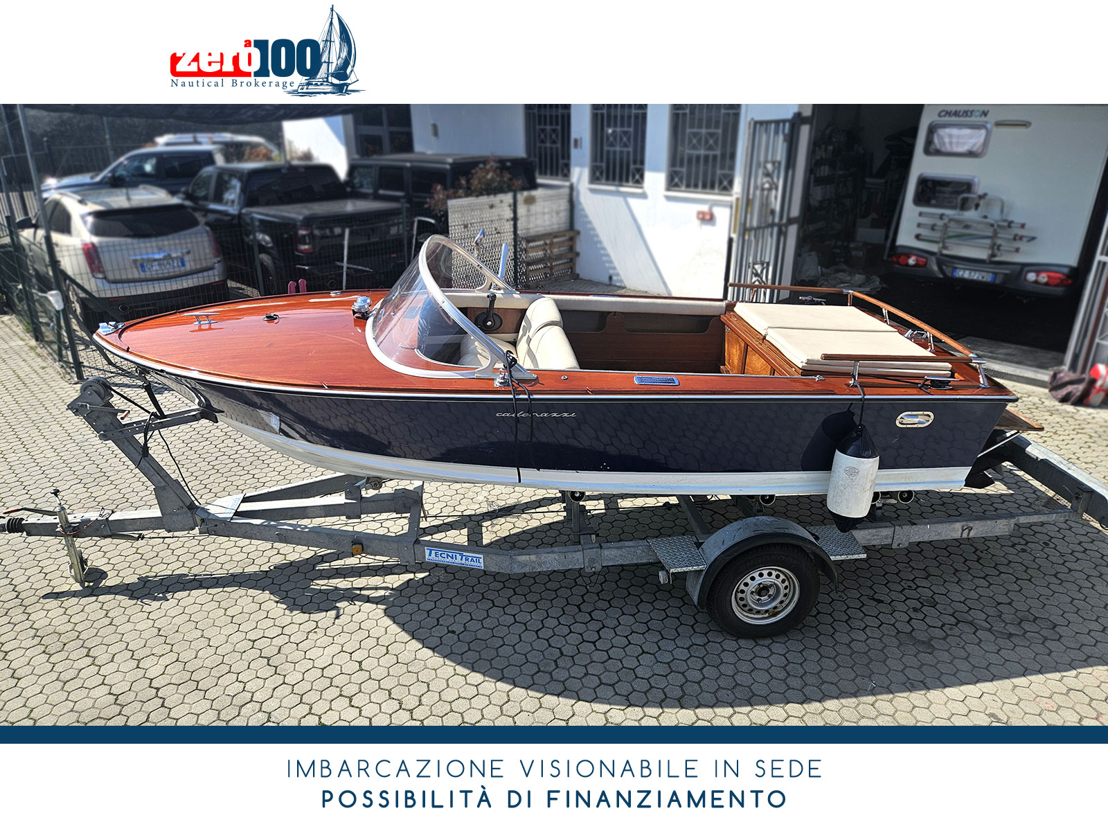 Barca classica Cadenazzi Lasco 550 + Carrello - immagine 6