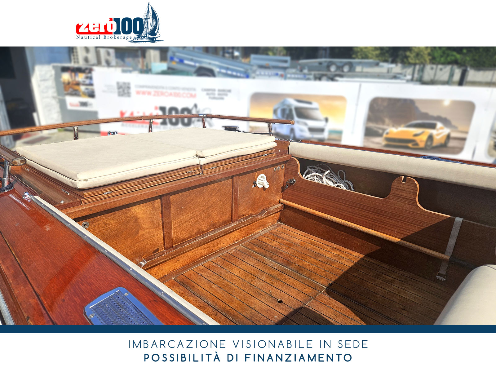 Barca classica Cadenazzi Lasco 550 + Carrello - immagine 17