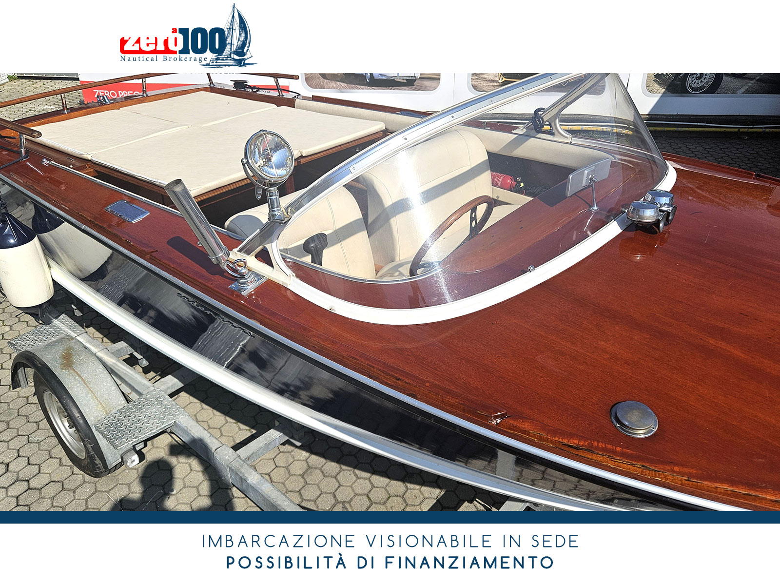 Barca classica Cadenazzi Lasco 550 + Carrello - immagine 25